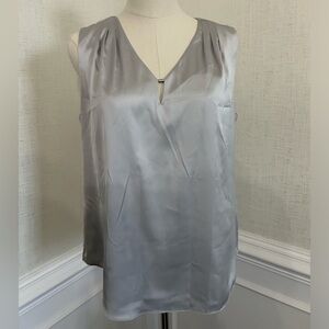 White House Black Market silver tank